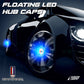 Premium LED Floating Wheel Logo Center Hub Caps Various Designs for Chevrolet Camaro