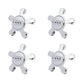 Premium LED Floating Wheel Logo Center Hub Caps Various Designs for Audi