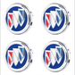 Premium LED Floating Wheel Logo Center Hub Caps Various Designs for Buick