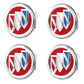 Premium LED Floating Wheel Logo Center Hub Caps Various Designs for Buick