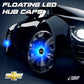 Premium LED Floating Wheel Logo Center Hub Caps Various Designs for Chevrolet