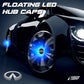 Premium LED Floating Wheel Logo Center Hub Caps Various Designs for Infiniti