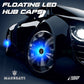 Premium LED Floating Wheel Logo Center Hub Caps Various Designs for Maserati
