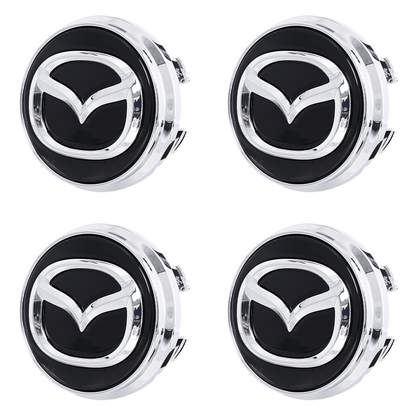 Premium LED Floating Wheel Logo Center Hub Caps Various Designs for Mazda