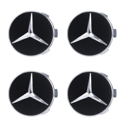 Premium LED Floating Wheel Logo Center Hub Caps Various Designs for Mercedes Benz
