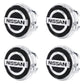 Premium LED Floating Wheel Logo Center Hub Caps Various Designs for Nissan