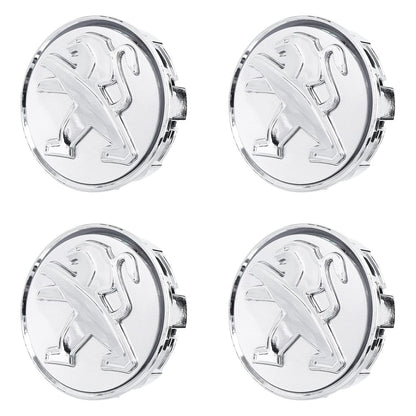 Premium LED Floating Wheel Logo Center Hub Caps Various Designs for Peugeot