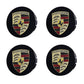 Premium LED Floating Wheel Logo Center Hub Caps Various Designs for Porsche