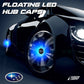 Premium LED Floating Wheel Logo Center Hub Caps Various Designs for Subaru