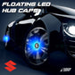 Premium LED Floating Wheel Logo Center Hub Caps Various Designs for Suzuki