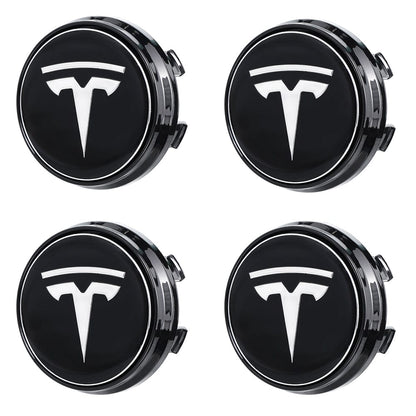 Premium LED Floating Wheel Logo Center Hub Caps Various Designs for Tesla