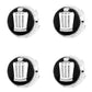 Premium LED Floating Wheel Logo Center Hub Caps Various Designs for Toyota