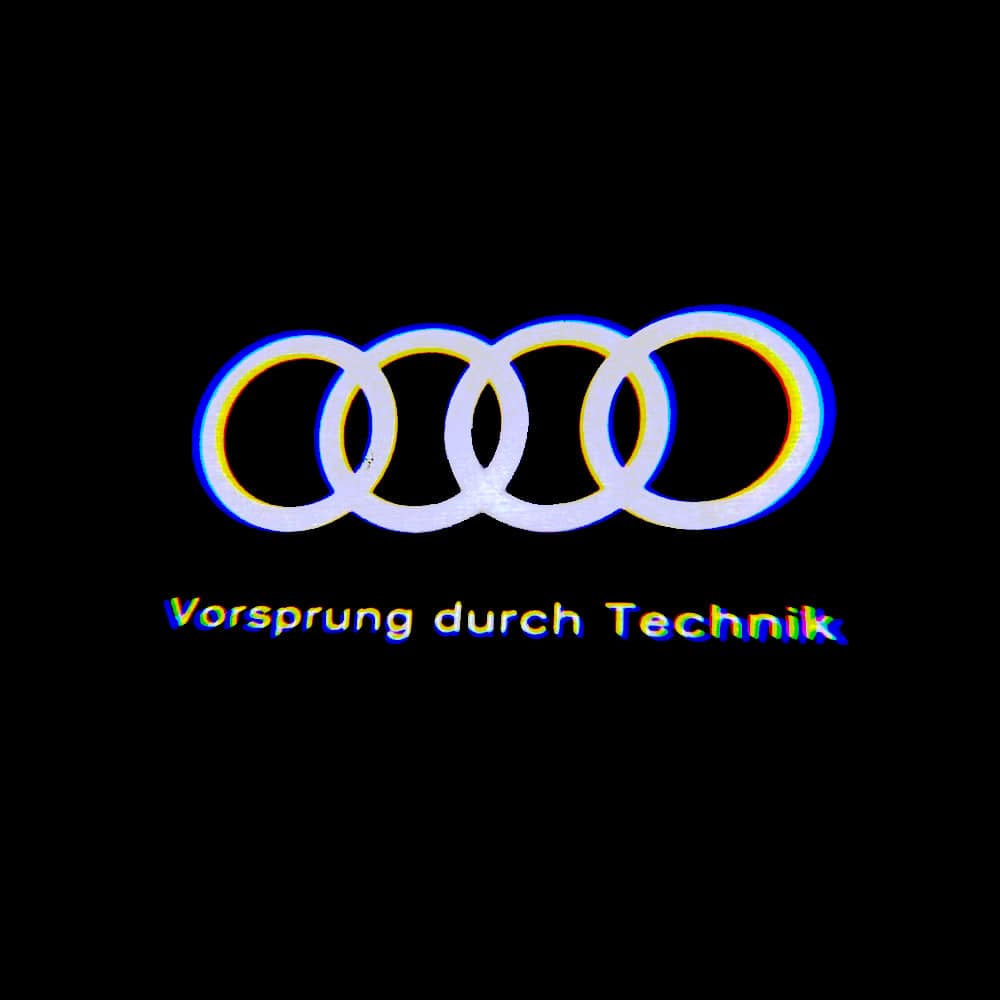 Audi R8 Premium Door Puddle Lights Various Designs 2007-2024