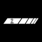 LED Side Mirror MACH1 Projector Puddle Lights Pair for Ford Mustang 2013-2026