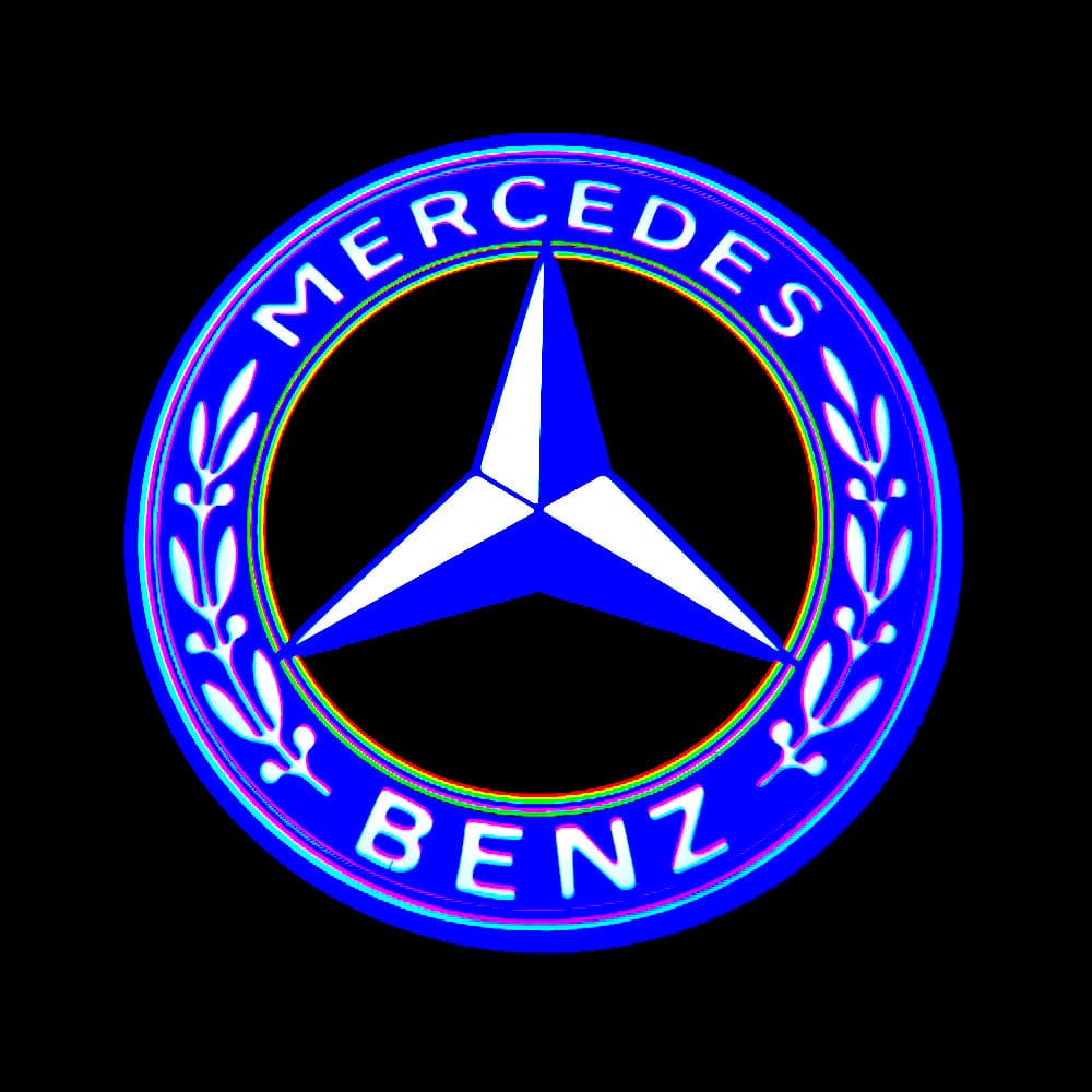 Mercedes-Benz C-Class 4th Gen W205 Premium Door Puddle Lights Various Designs 2014-2021