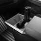 Cybertruck Center Console Cup Holder ABS Carbon Fiber Style Protective Overlay