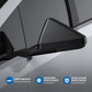 Cybertruck Side Mirror Cover | Real Dry Carbon Fiber Trim | TESERY