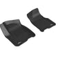 3D MAXpider 2021 Chevrolet Tahoe / Suburban / GMC Yukon / Yukon XL Kagu 1st Row Floormats - Black L1GM02911509