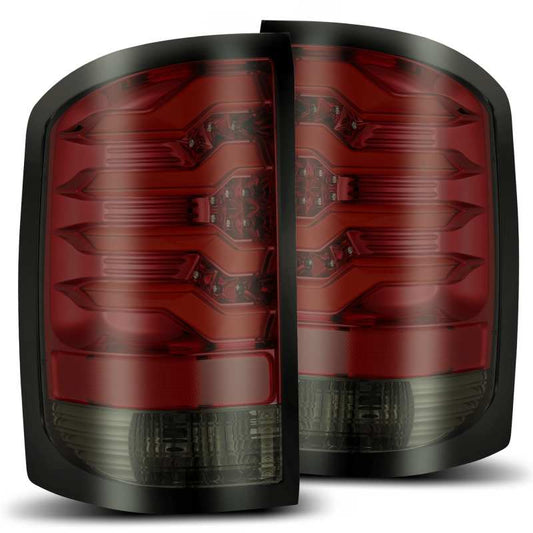 AlphaRex 14-18 GMC Sierra 1500 PRO-Series LED Tail Lights Red Smoke 630020 *Discontinued