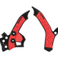 Acerbis 13-20 Honda CRF250L Frame Guards- X-Grip - Black/Red 2726851042