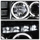 Spyder Nissan Titan 04-14/Armada 04-07 Projector Headlights LED Halo LED Chrm PRO-YD-NTI04-HL-C 5011589