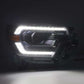 AlphaRex 12-15 Toyota Tacoma PRO-Series Projector Headlights Plank Style Black w/DRL 880749 *Discontinued