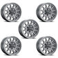 Ford Racing 21-23 Bronco (Excl Bronco Raptor) 17x8.5 Method Matte Gray Wheel Kit M-1007K-M1785G