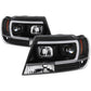 Spyder 99-04 Jeep Grand Cherokee Projector Headlights - Light Bar DRL LED - Black 5085221