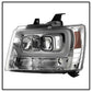 Spyder 07-14 Chevy Suburban/1500/2500/Tahoe V2 Projector Headlights Chrome PRO-YD-CSUB07V2-DRL-C 5082572