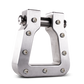 Body Armor 4x4 Mega D-Ring Machined Silver Single 5141-M