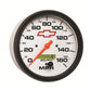 AutoMeter Gauge Speedometer 5in. 160MPH Elec. Programmable Chevy Red Bowtie White 5889-00406