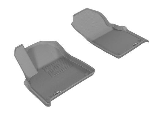 3D MAXpider 2017-2020 Audi Q7/Q8 Kagu 1st Row Floormat - Gray L1AD04011501