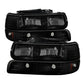 SPYDER Xtune Chevy TahOE 00-06 Amber Crystal Headlights w/ Bumper Lights Black Smoke HD-JH-CSIL99-SET-BSM 9030246