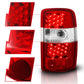 Anzo 2000-2006 Chevrolet Suburban LED Taillights Red/Clear