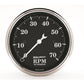 Autometer Old Tyme Black Gauge Kit 6 Pc Ford Truck 53-55 Tach/Mph/Fuel/Oilp/Wtmp/Volt 7048-OTB