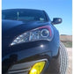 Spyder Hyundai Genesis 10-12 Projector Halogen Model- LED Halo DRL Blk PRO-YD-HYGEN09-DRL-BK 5034250