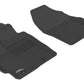3D MAXpider 2010-2011 Toyota Prius Kagu 1st Row Floormat - Black L1TY04011509