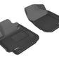 3D MAXpider 2003-2008 Toyota Matrix Kagu 1st Row Floormat - Black L1TY04311509