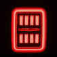 AlphaRex 19-24 Jeep Gladiator JT Nova-Series Prismatic LED Tail Lights - Alpha-Black 602050 *Discontinued