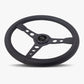 The Daytona | Black Leather | Black Spoke | Black Stitch
