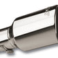 Borla Universal Polished Tip Single Round Rolled Angle-Cut w/Clamp (inlet 2 1/2in. Outlet 4 x 4in) * 20156