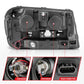 ANZO 02-09 Chevrolet Trailblazer Projector Headlights w/ Halo Chrome Housing (Non-LT Models) 111573