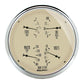 AutoMeter Gauge Quad 5in. 0 Ohm(e) to 90 Ohm(f)Elec Antique Beige 1819