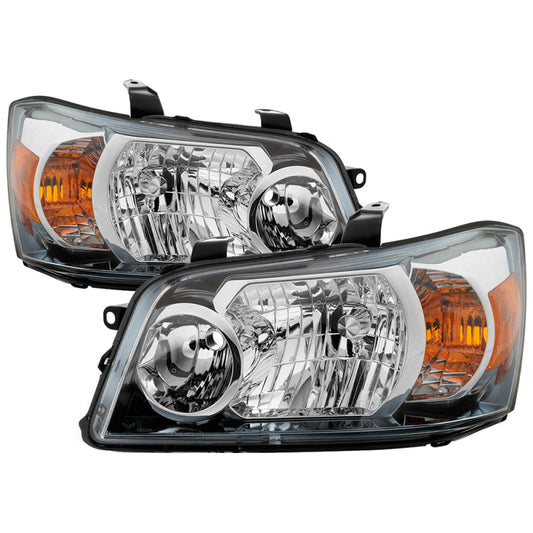 SPYDER Xtune Toyota Highlander 04-06 (Non Hybrid Models) OEM Style Headlights Chrome HD-JH-THIGH04-AM-C 9039157