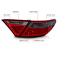 Anzo 2015-2016 Toyota Camry LED Taillights Smoke