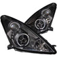 Anzo 2000-2005 Toyota Celica Projector Headlights w/ Halo Black