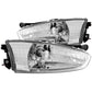 Anzo 1997-2002 Mitsubishi Mirage Crystal Headlights Chrome