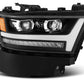 AlphaRex 19-20 Ram 1500HD PRO-Series Proj Headlight Plnk Style Blk w/Activ Light/Seq Signal/Plnk DRL 880515 *Discontinued