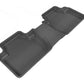 3D MAXpider 2007-2019 Mitsubishi Outlander Kagu 2nd Row Floormats - Black L1MT01021509
