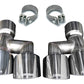 Corsa Twin 4.0" Polished Pro-Series Tip Kit (Clamps Included) 21038